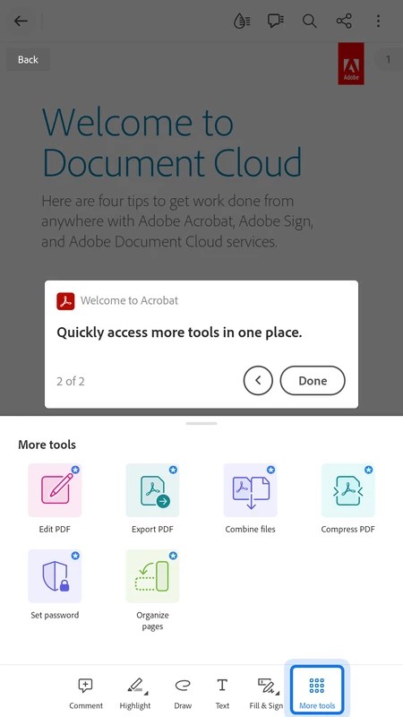 Adobe Acrobat Reader 24.2.0.41766.Beta APK for Android Screenshot 2