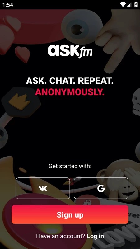 Ask.fm 4.92.1 APK for Android Screenshot 1