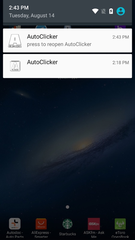 AutoClicker 2.11 APK feature