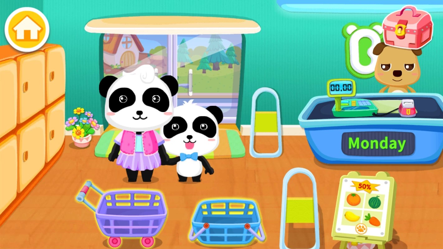 Baby Panda’s Supermarket 9.76.62.00 APK for Android Screenshot 1