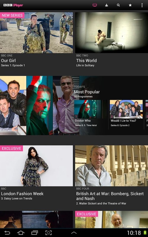 BBC iPlayer 5.9.1.31019 APK for Android Screenshot 1
