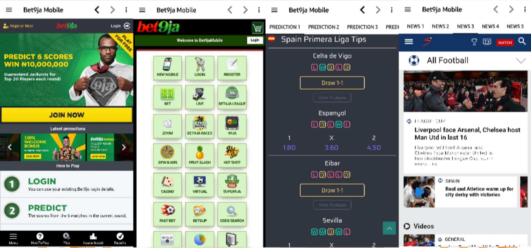Bet9ja Mobile 81.02.22 APK for Android Screenshot 1