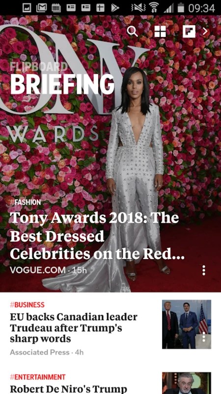 Flipboard Briefing 3.4.4 APK for Android Screenshot 1