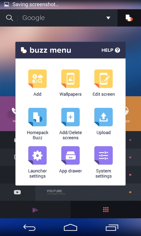 Buzz Launcher 1.9.7.07 APK for Android Screenshot 1