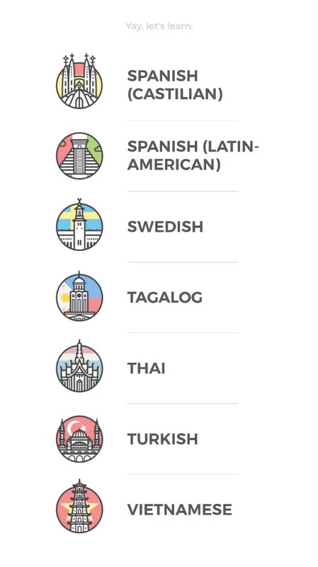 Drops: Learn 31 new languages 38.19 APK for Android Screenshot 1