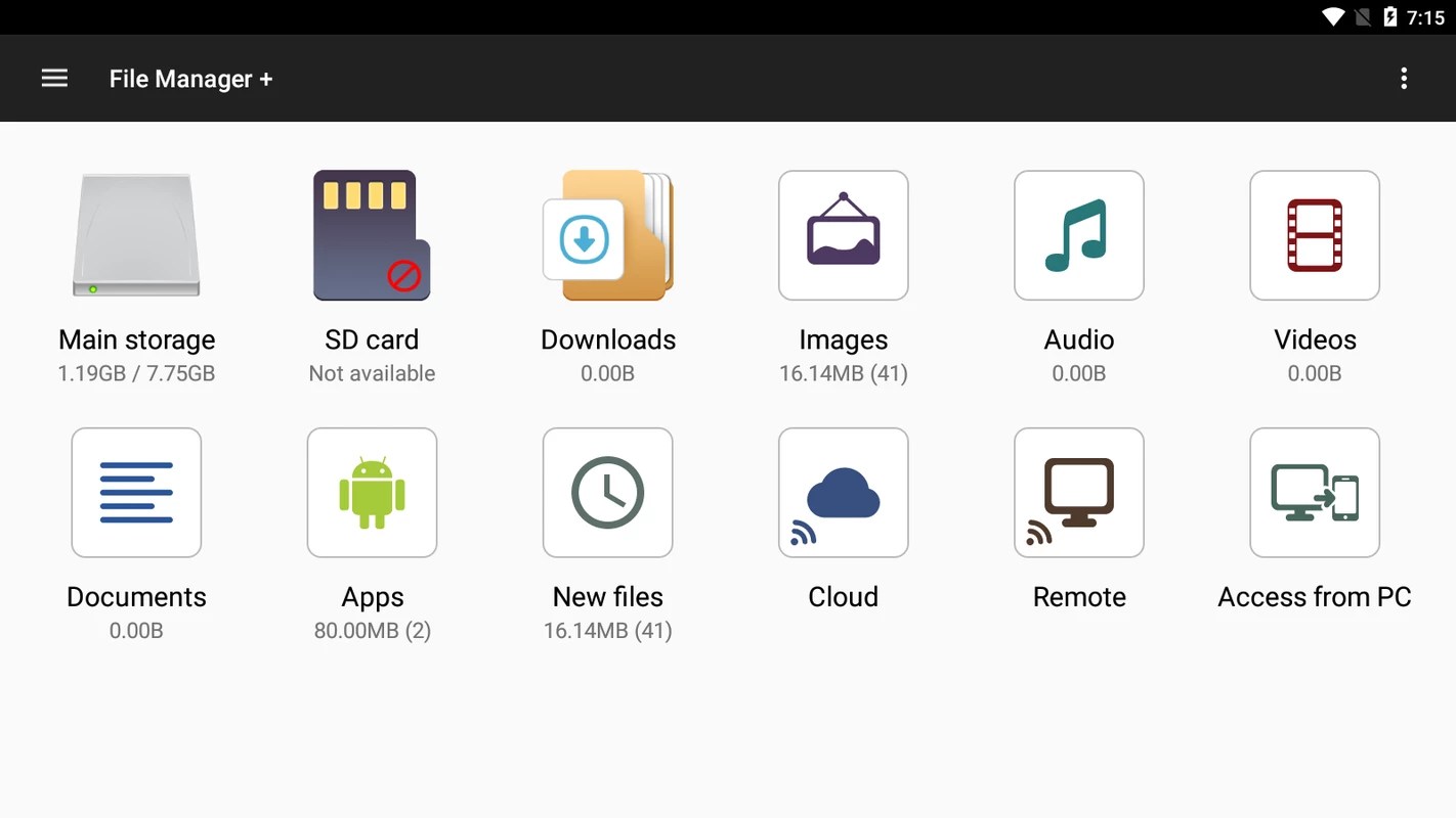 File Manager + 3.3.3 APK for Android Screenshot 1