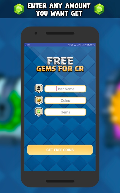 Free gems for Clash Royale 2019 3.2 APK for Android Screenshot 1