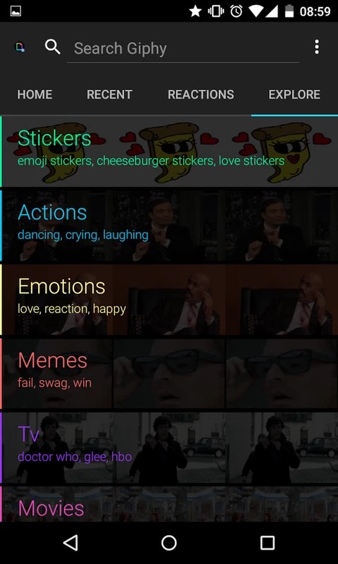 GIPHY – Animated GIFs Search Engine 4.8.7 APK for Android Screenshot 1