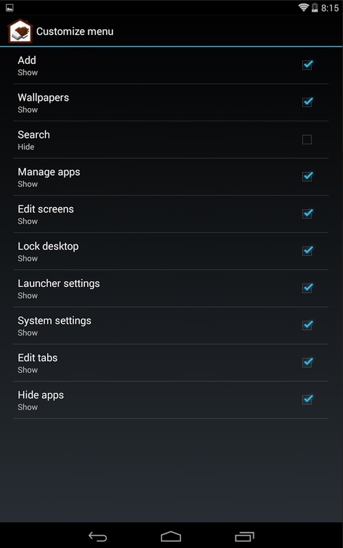 Holo Launcher 3.1.2 APK for Android Screenshot 1