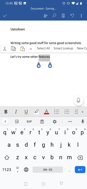 Microsoft Word 16.0.17126.20038 APK for Android Screenshot 1