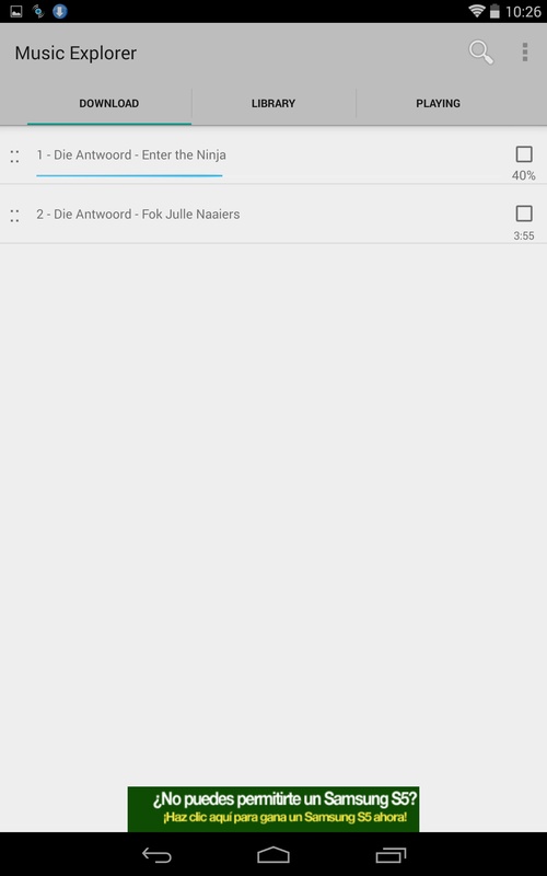 Music Explorer 1.2 APK for Android Screenshot 1