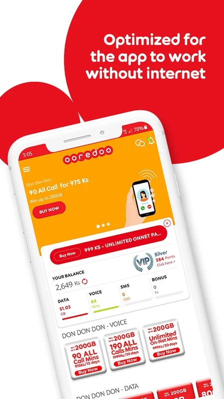 My Ooredoo 9.1.0 APK for Android Screenshot 1