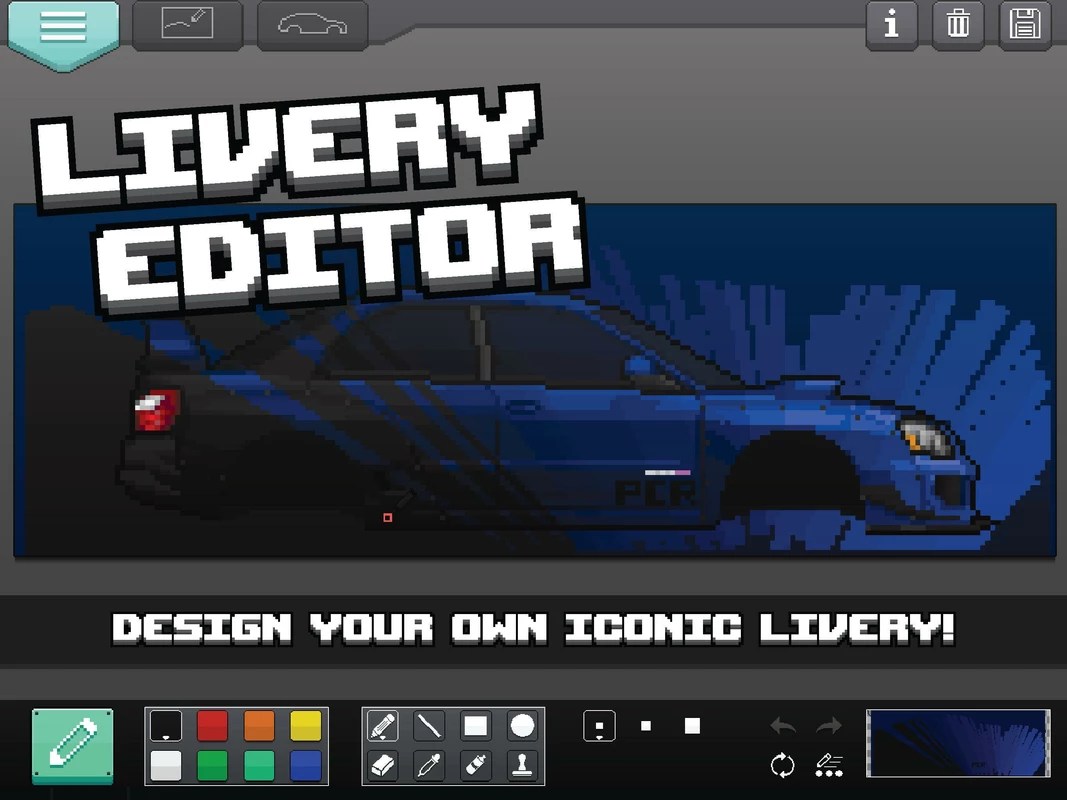Pixel Car Racer 1.2.5 APK for Android Screenshot 1