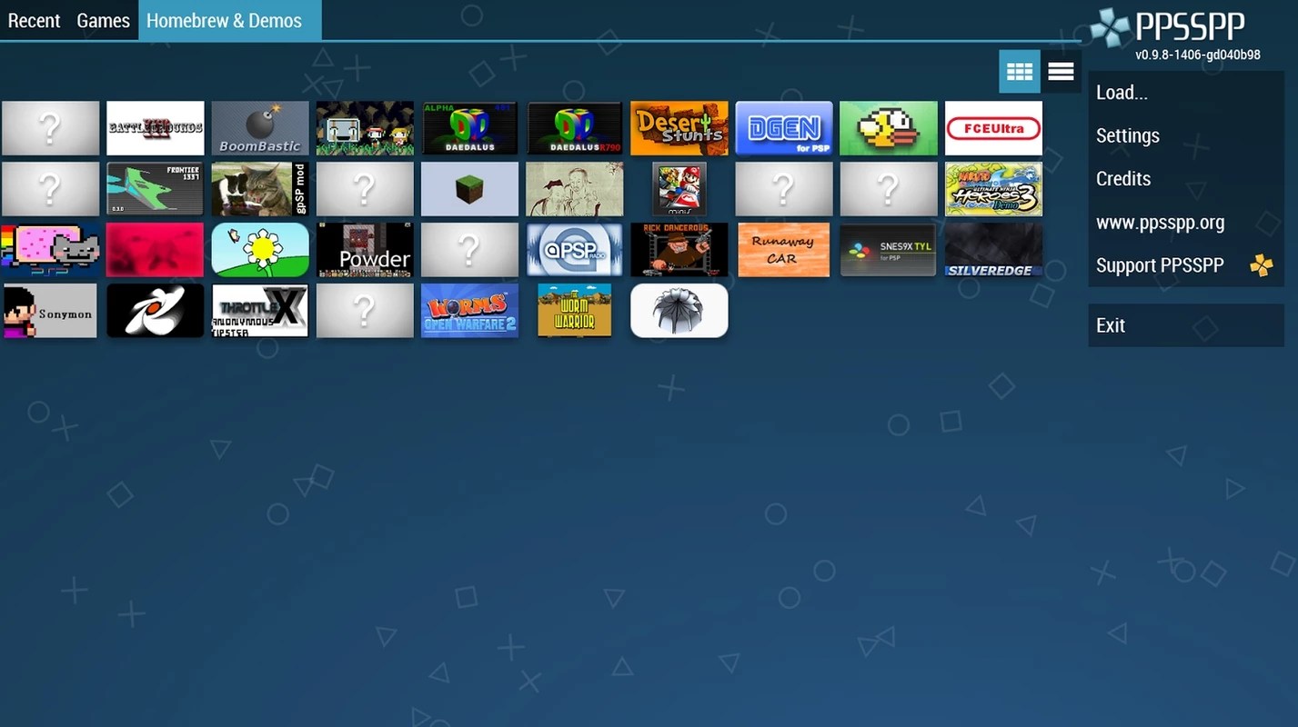 PPSSPP 1.17.1-60-7cddd09e3c1b088b0179254bddc044ced0a61901 APK for Android Screenshot 1