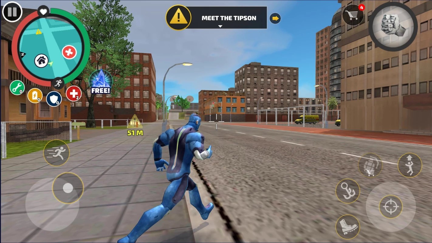 Rope Hero Vice Town 6.7.0 APK feature