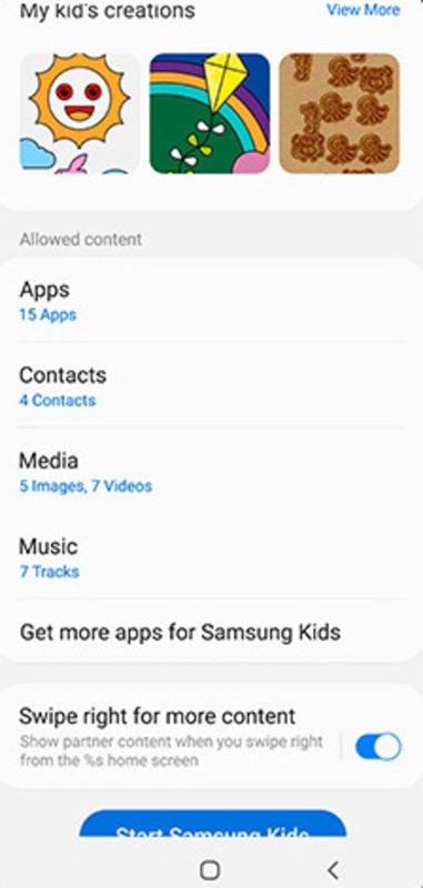 Samsung Kids Mode 12.5.05.3 APK feature