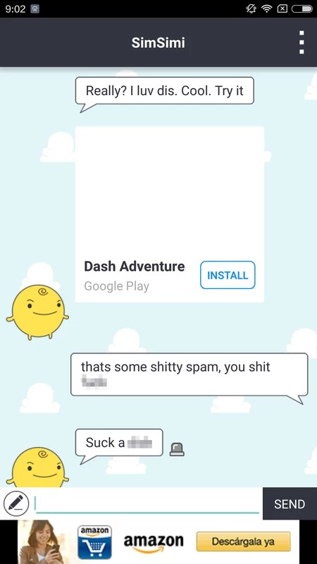 SimSimi 8.7.1 APK for Android Screenshot 1
