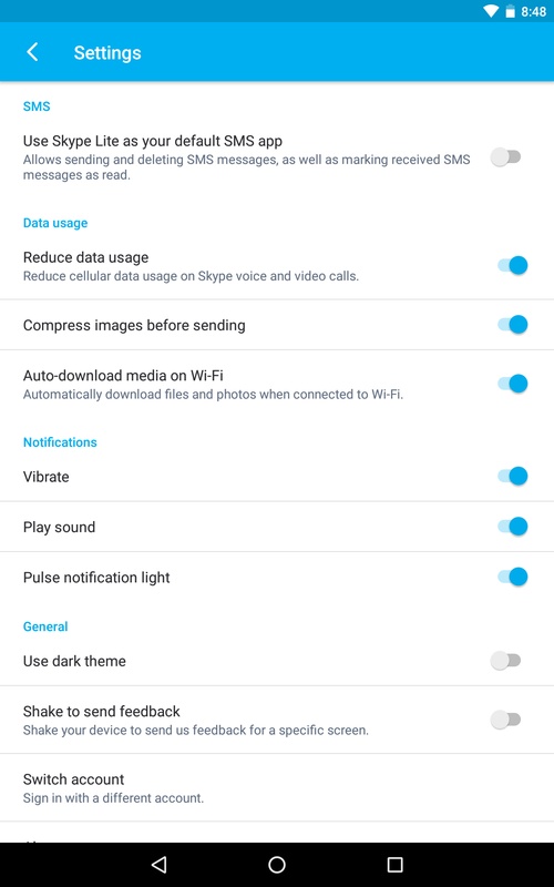 Skype Lite 1.89.76.1 APK for Android Screenshot 1