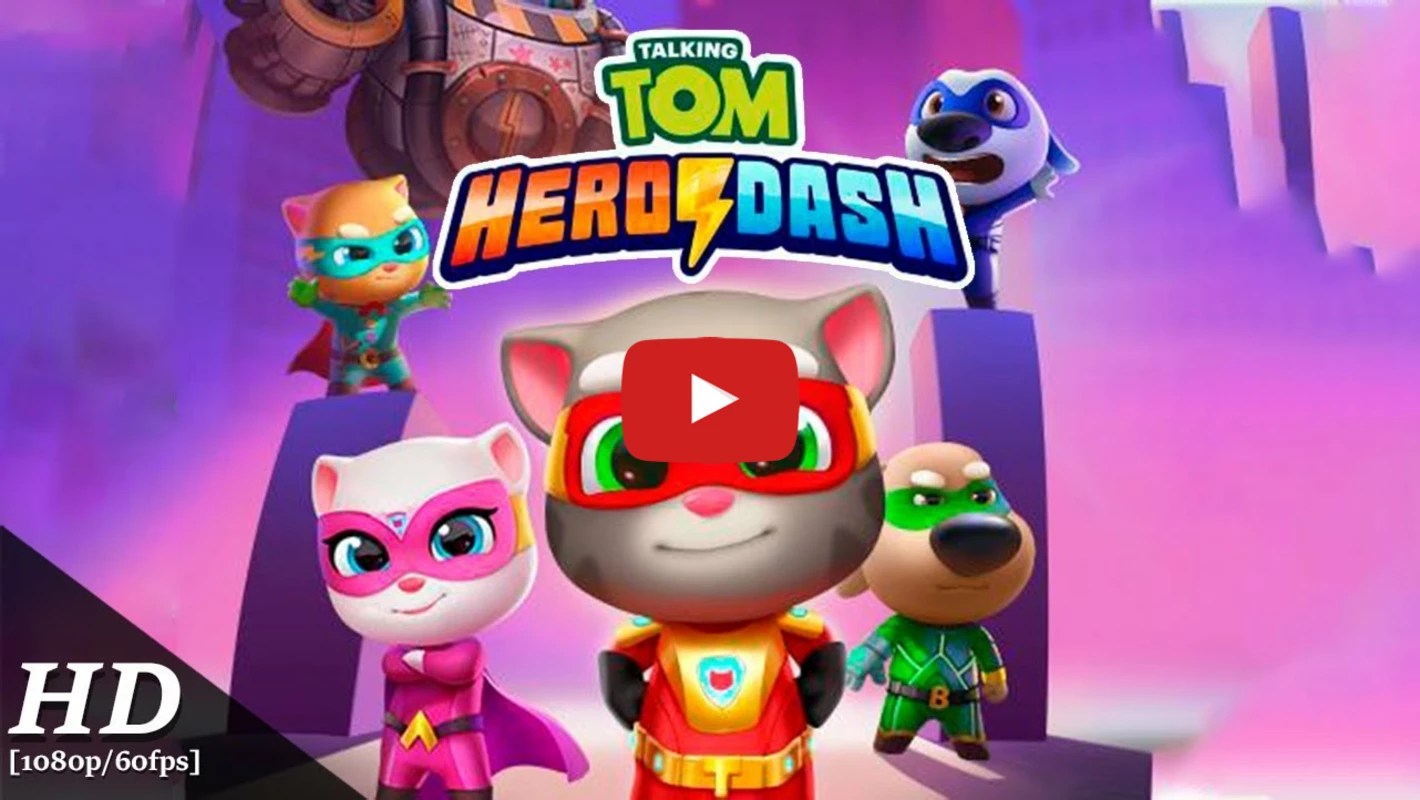 Talking Tom Hero Dash 4.6.0.6062 APK for Android Screenshot 1