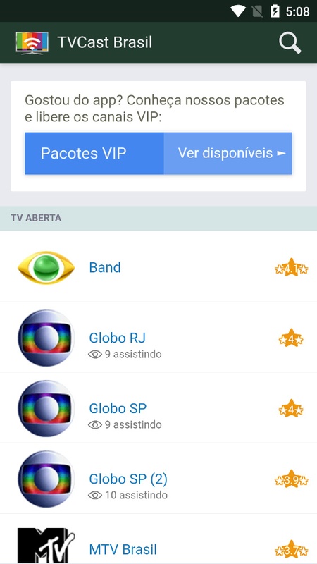 TVCast Brasil 1.2.0 APK feature