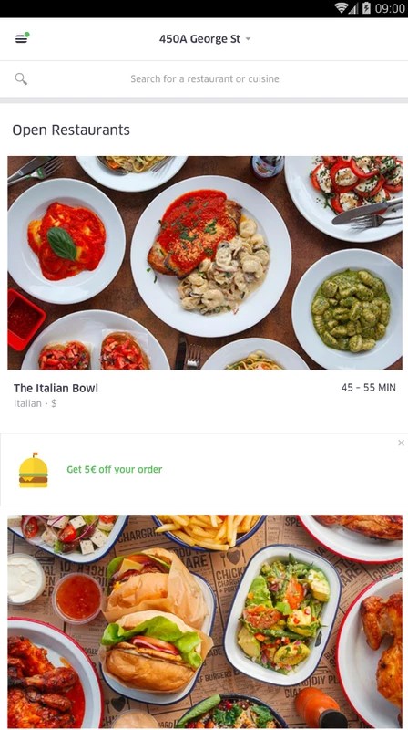 Uber Eats 6.209.10000 APK for Android Screenshot 1