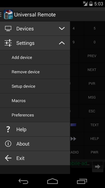Universal Remote Control 2.0.1 APK for Android Screenshot 1