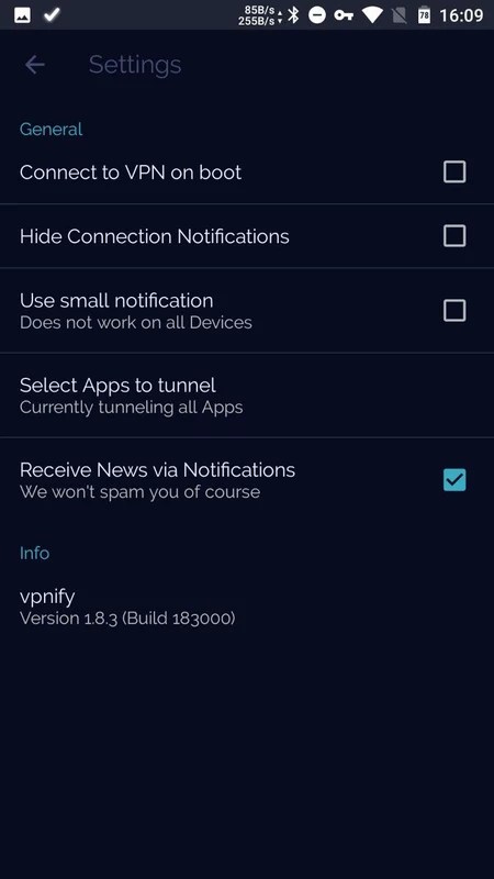 vpnify 2.1.6 APK for Android Screenshot 1
