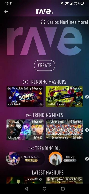 Rave 5.6.81 APK for Android Screenshot 1
