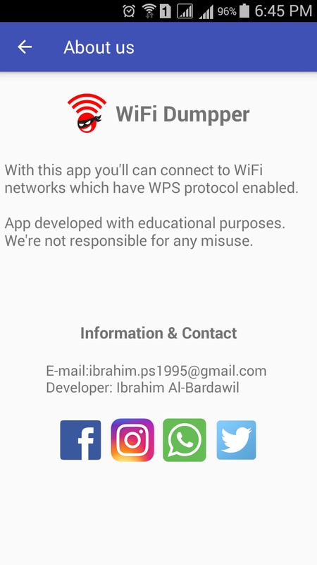 WiFi Dumpper 2.2.2 APK for Android Screenshot 1