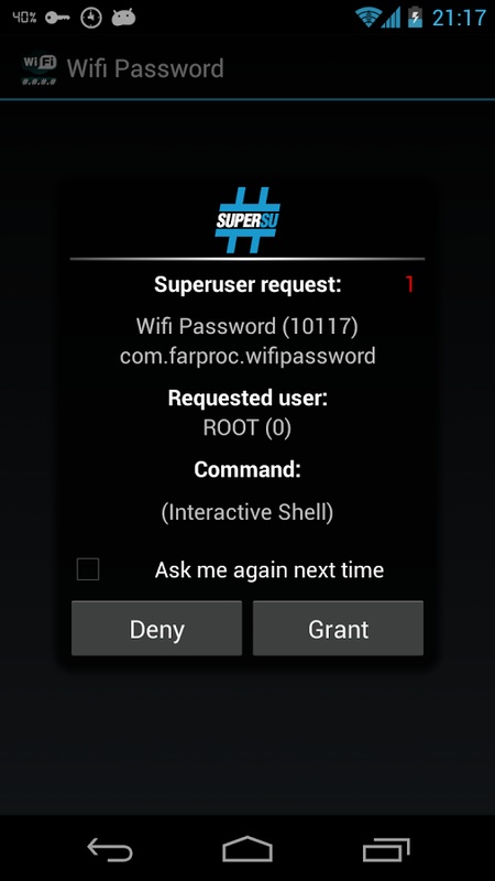 Wifi Password(ROOT) 1.5.2 APK for Android Screenshot 1