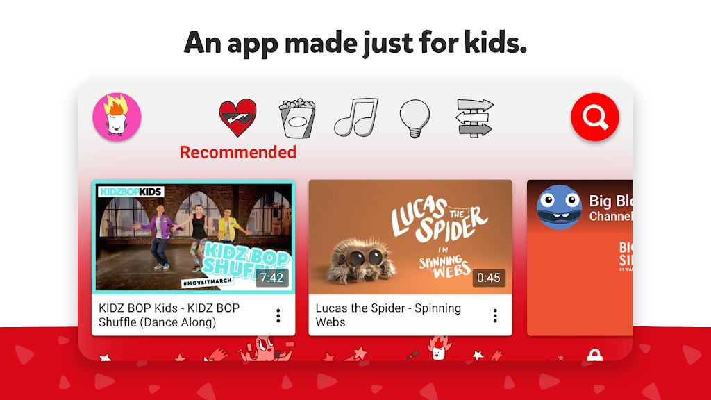 YouTube Kids 9.12.1 APK feature