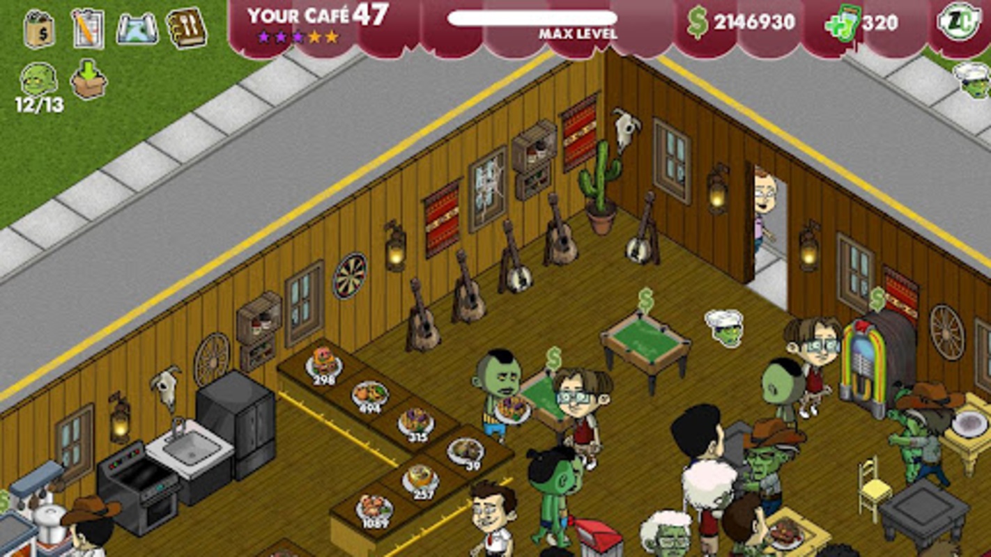 Zombie Cafe ZombieCafeAndroid 1.1.2.0a APK for Android Screenshot 1