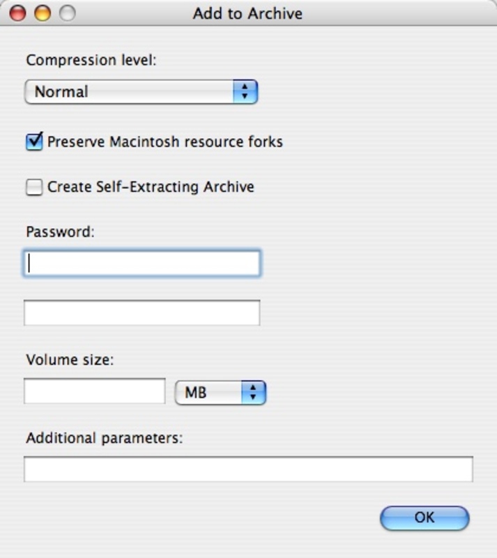 7zX 1.7.1 for Mac Screenshot 1