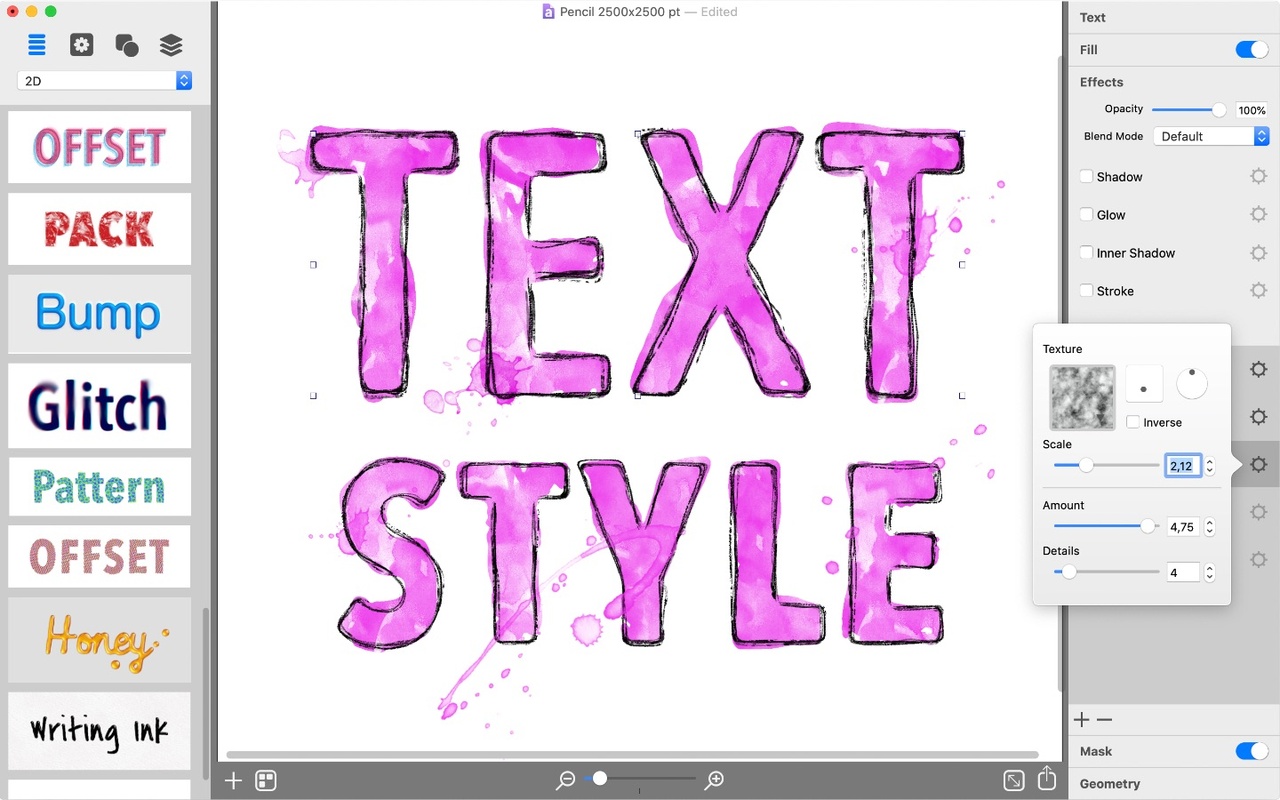 Art Text 4.3.0 for Mac Screenshot 1