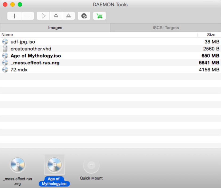 DAEMON Tools 8.5.762 for Mac Screenshot 1