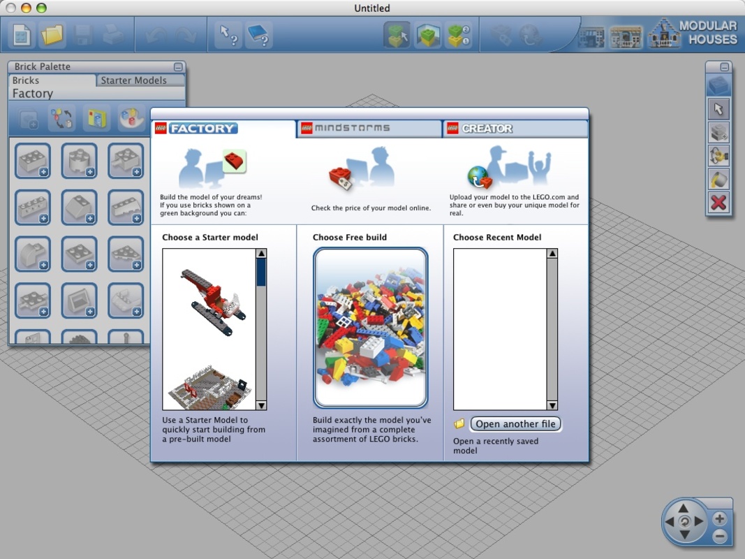 Lego Digital Designer 4.3.11 for Mac Screenshot 1