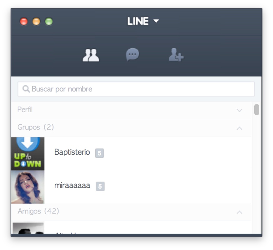 Line 5.19.0 for Mac Screenshot 1