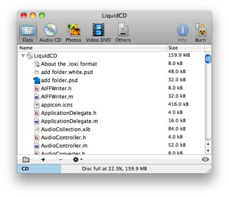 LiquidCD 2.08 for Mac Screenshot 1