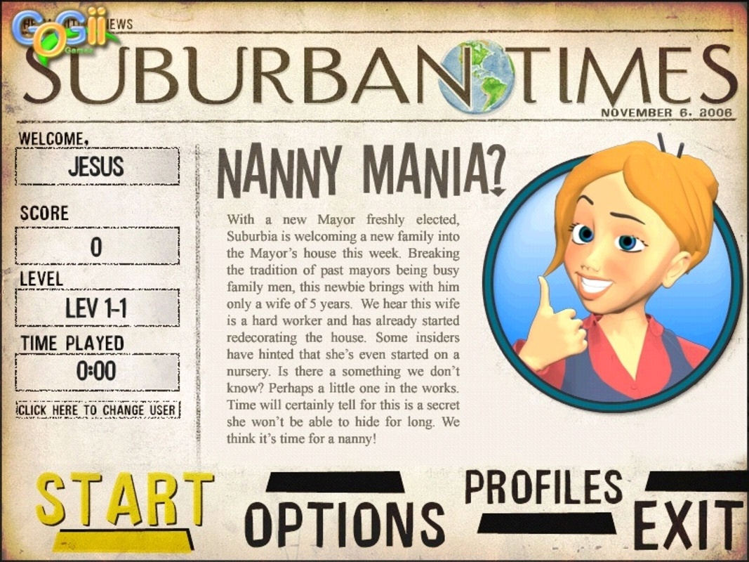Nanny Mania  for Mac Screenshot 1