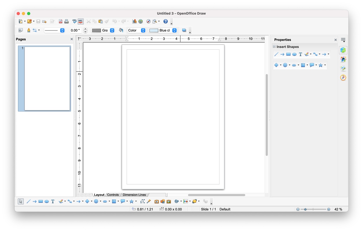 OpenOffice 4.1.15 for Mac Screenshot 2