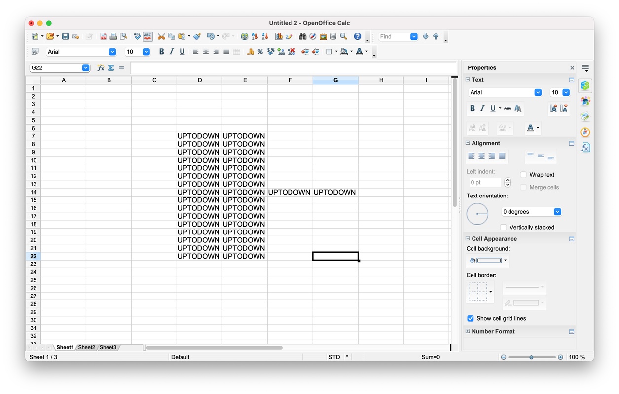 OpenOffice 4.1.15 for Mac Screenshot 3
