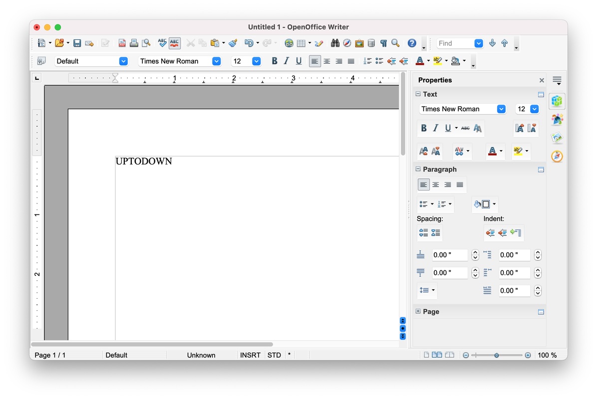OpenOffice 4.1.15 for Mac Screenshot 5
