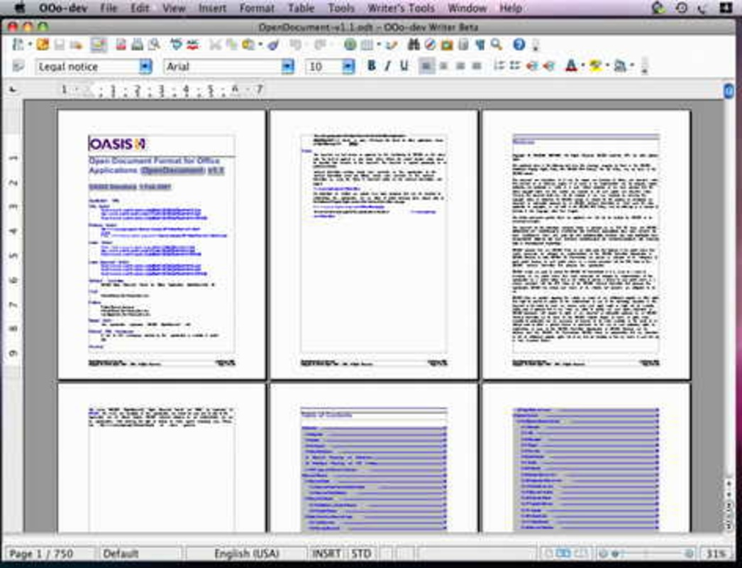 OpenOffice 4.1.15 for Mac Screenshot 6