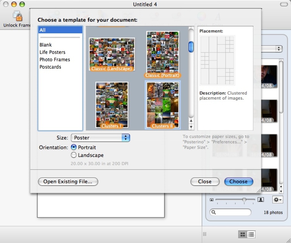 Posterino 3.3.7 for Mac Screenshot 1
