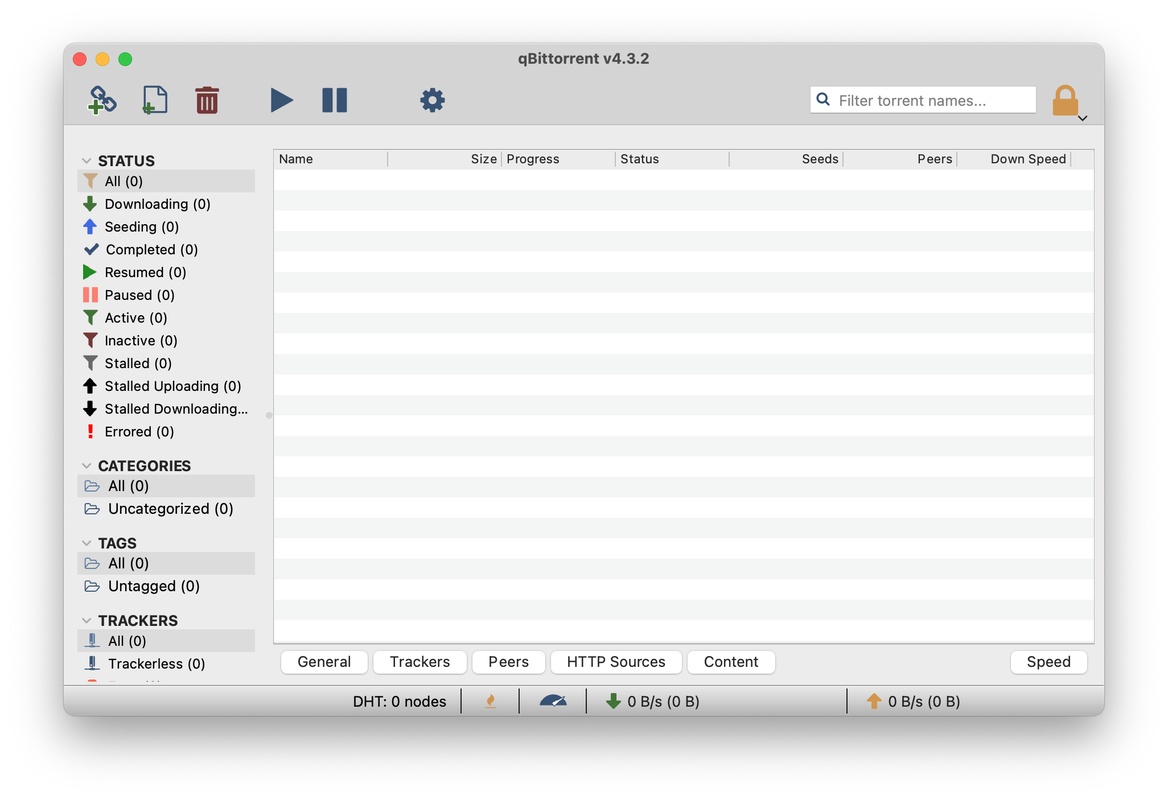 qBittorrent 4.6.4 for Mac Screenshot 1