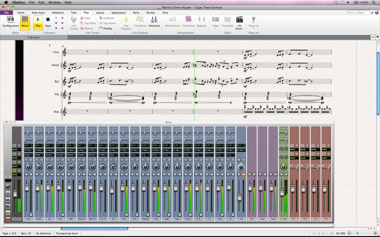 Sibelius 7.0.3 for Mac Screenshot 1