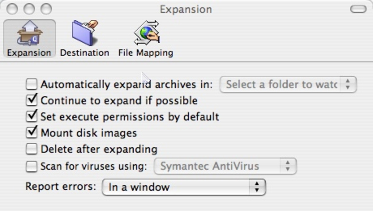 Stuffit Expander 2010 for Mac Screenshot 1