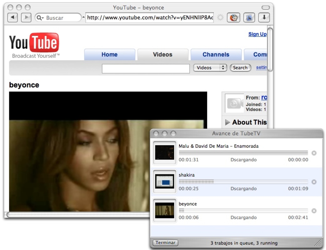 TubeTV 1.0 for Mac Screenshot 1
