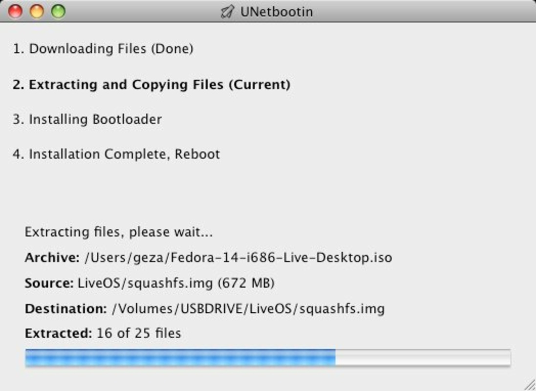 UNetbootin 702 for Mac Screenshot 2