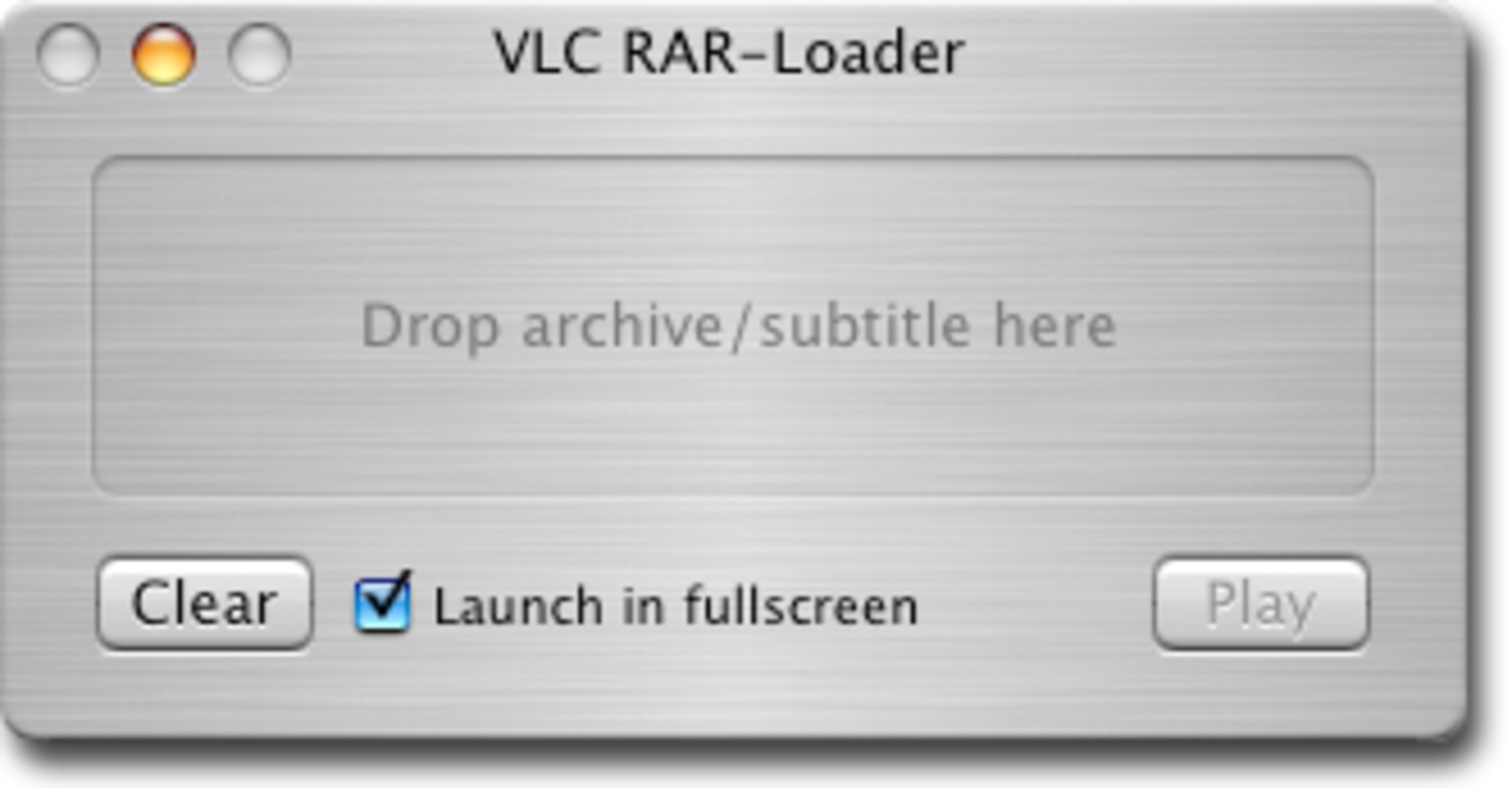 VLC RAR-Loader 1.3 for Mac Screenshot 1